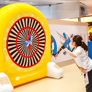 Inflatable Axe Dart Party Carnival Football Darts Giant Inflatable Soccer Foot Dart Board Game