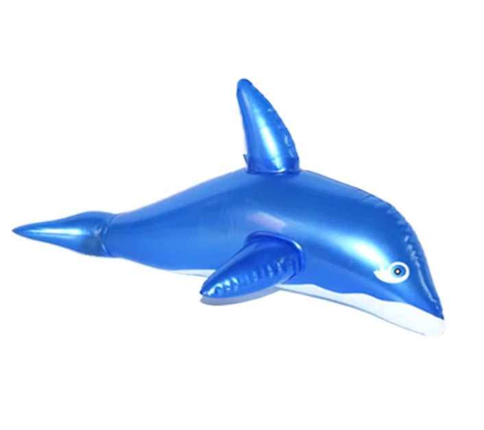 Opblaasbare Ballon 49 x 21 cm PVC Opblaasbare Dolfijn Vis Speelgoed Dierenspeelgoed voor Kinderen