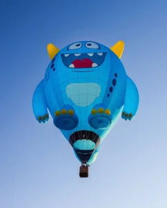 Aufblasbare Werbeballon, Aufblasbarer Heißluftballon mit hellen LED-Lichtern zu verkaufen