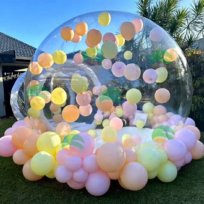 Casa de Evento Inflable, Carpa Burbuja Transparente, Casa de Boda Inflable, Globo Inflable Gigante