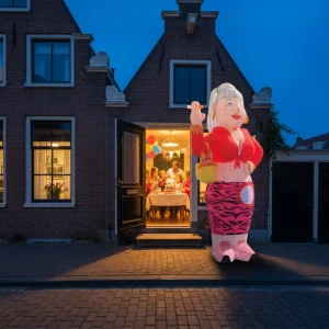 Inflatable Balloon Figures with Built In Fan for Advertising Characters