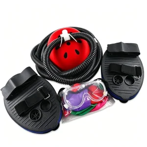 Gioco Gonfiabile a Pedale Colpisci un Pallone Gonfiabile Set di Giochi Gonfiabili Riutilizzabili in PVC per Bambini per Feste all'Aperto Competizione