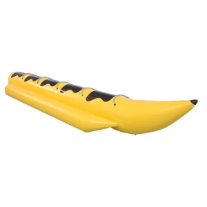 Perahu Pisang Inflatable untuk 10-12 Orang, Perahu Ikan Terbang Inflatable PVC untuk Peralatan Olahraga Sekolah Outdoor