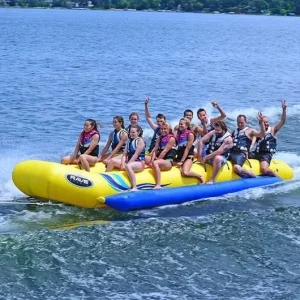 Perahu Kayak Inflatable Banana Boat dengan Terpal PVC 0,9mm