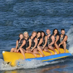 Inflatable Banana Ship Inflatable Banana Boat Inflatable Water Game Toy for Water Sport