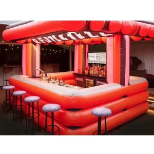 Bar inflable para piscina, diversión al aire libre, reunión de amigos, bar flotante inflable para adultos