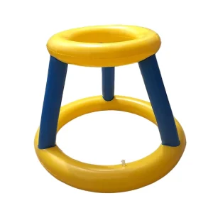Aufblasbares Basketspielzeug maßgeschneiderter schwimmender Ring PVC-Material sicher für Kinder und Erwachsene ideal für Wassersport Poolpartys