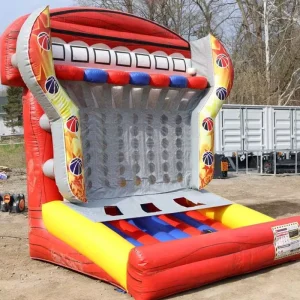 Gioco di Lancio con Pallone da Basket Gonfiabile per Eventi, Feste e Team Building