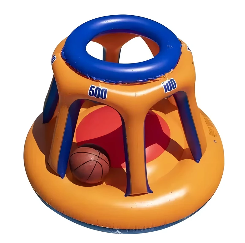 Juego de piscina inflable de tiro de baloncesto, inflables publicitarios interactivos para entretenimiento en fiestas y eventos