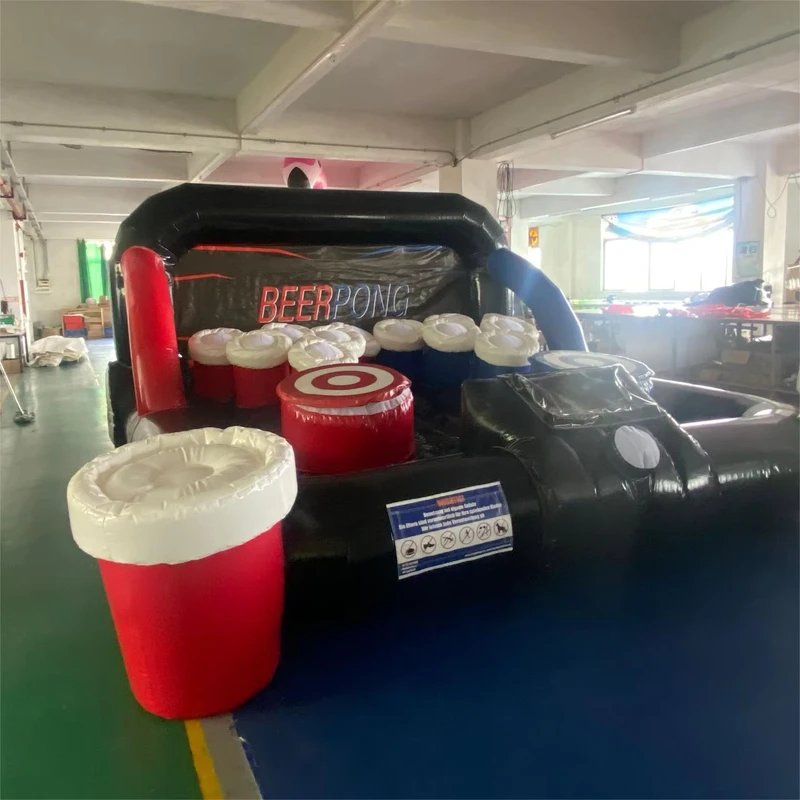 Alquiler de Beer Pong Inflable Juegos Competitivos para Adultos y Niños