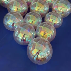 Inflatable Big Dazzling Event Decoration Ball PVC Floating Sphere Mirror Balloon Disco Shiny Inflatable Mirror Ball Shiny Ball