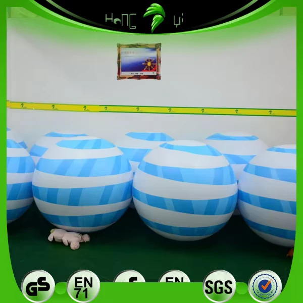 Opblaasbare blauwe lijn ballon model gigantische maat reclame gebruik voor buiten evenement decoratie