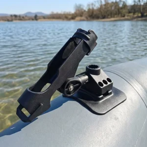Inflatable Boat Dinghy Raft Fishing Rod Rack Holder Device Pole Pvc Sup Board Kayak Fixer Fix Mount 360 Degree