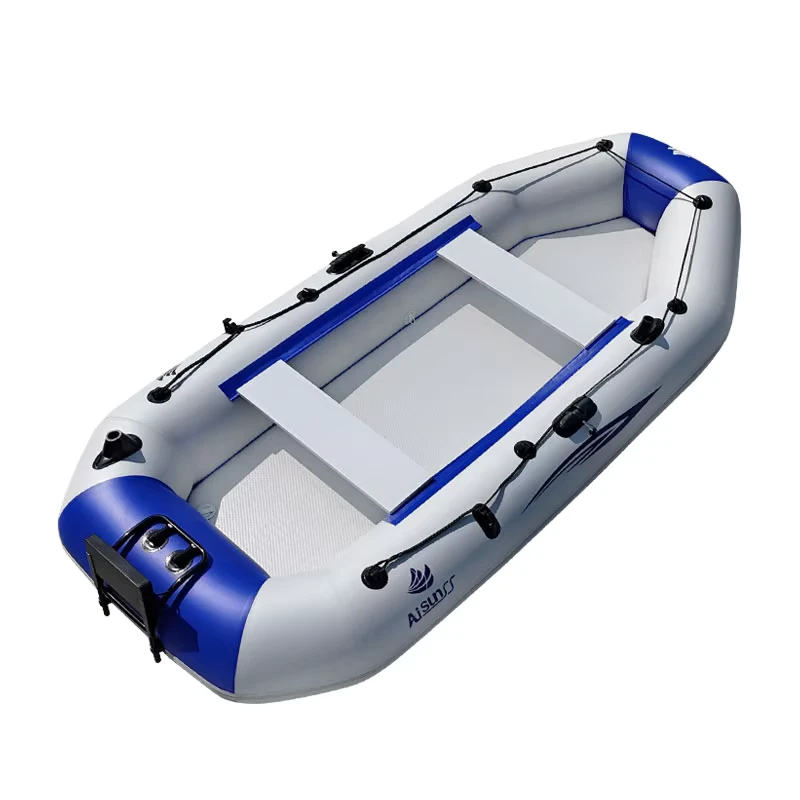 Barco inflable, kayak inflable, bote de goma, yate de alta velocidad para pesca, piscina, lago, río, océano