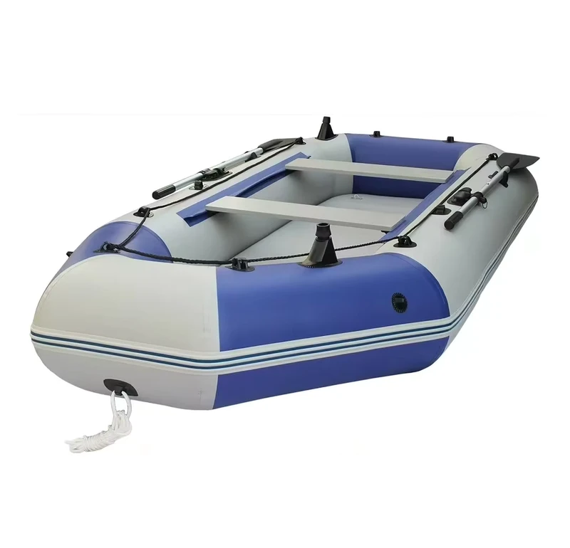 Thuyền bơm hơi Kayak Câu cá Cứu hộ Thuyền tốc độ Đáy cứng Chịu mài mòn Giải trí Vật liệu PVC 7+ Người 650 Khả năng Luya Air