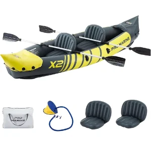 Aufblasbares Boot mit weichem Boden und Sitz für Touren, Angeln und Freizeit