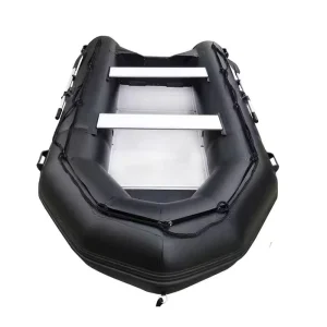 Barco Inflável para Pesca, Barcos de Bait, GPS, Pequeno, Portátil, Dobrável, Barco de Alumínio Pontoon, Resgate Rápido com Motor