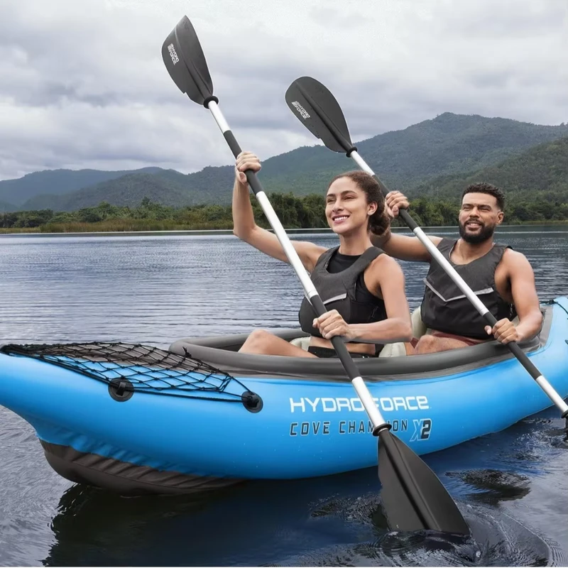 Thuyền Bơm Hơi Một Người Kayak Thuyền Tấn Công Thuyền Câu Cá Hai Người Thuyền Cao Su và Canoe Gấp Gọn