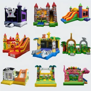 Inflatable Bounce House Bouncer Slide Commercial Bouncer Combo Kids Playground Custom Design Rental Use Durable Outdoor Events