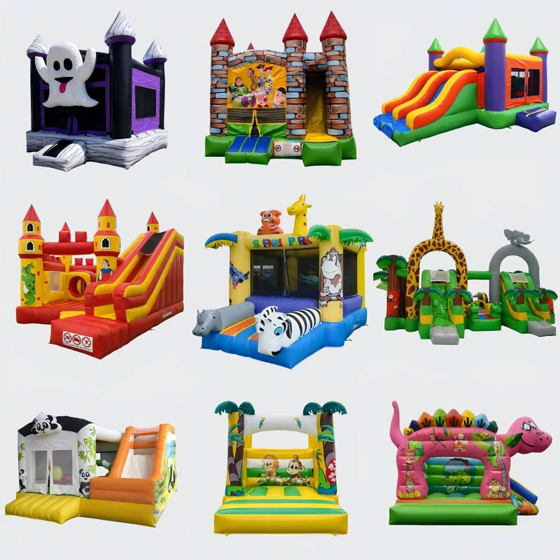 Casa de Salto Inflável, Escorrega, Casa de Salto Comercial, Combo, Parque Infantil, Design Personalizado, Uso para Aluguer, Eventos ao Ar Livre Duráveis