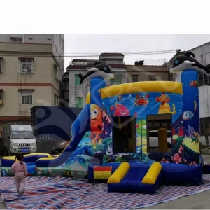 Inflatable Bounce House Combo Air Bouncy Castle Bouncer for Children