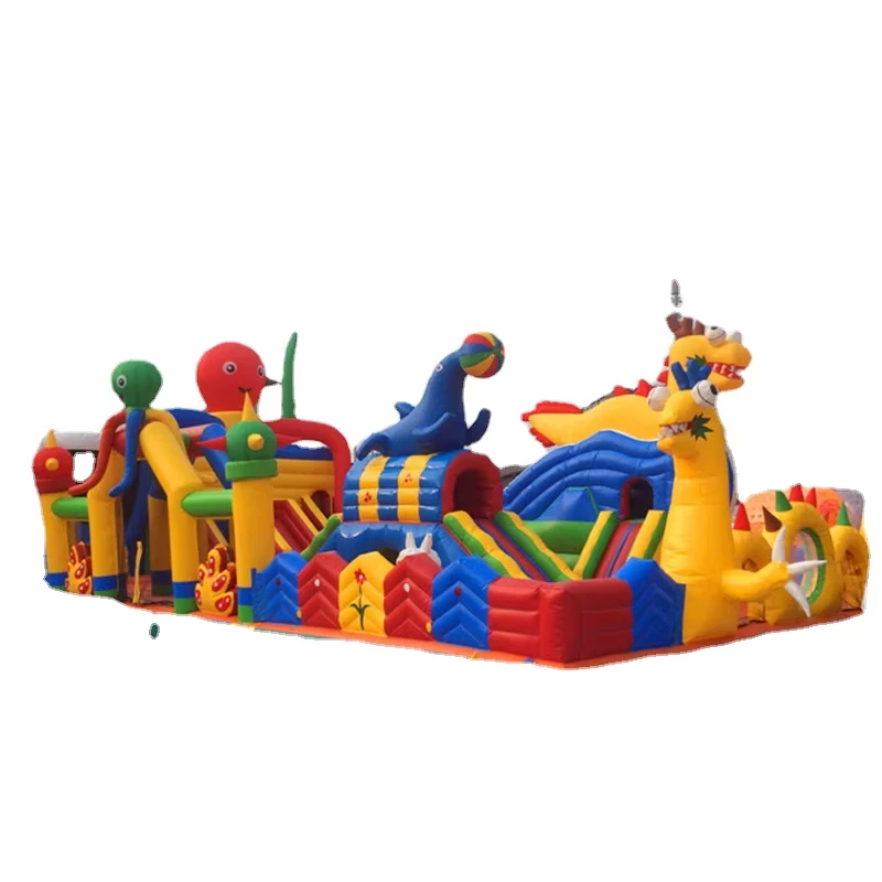 Inflatable Bounce House Combo Air Bouncy Castle for Children Model TOP001
