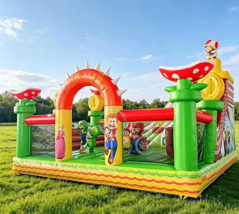 Combo Maison Gonflable Super Mario, Maison Gonflable Commerciale