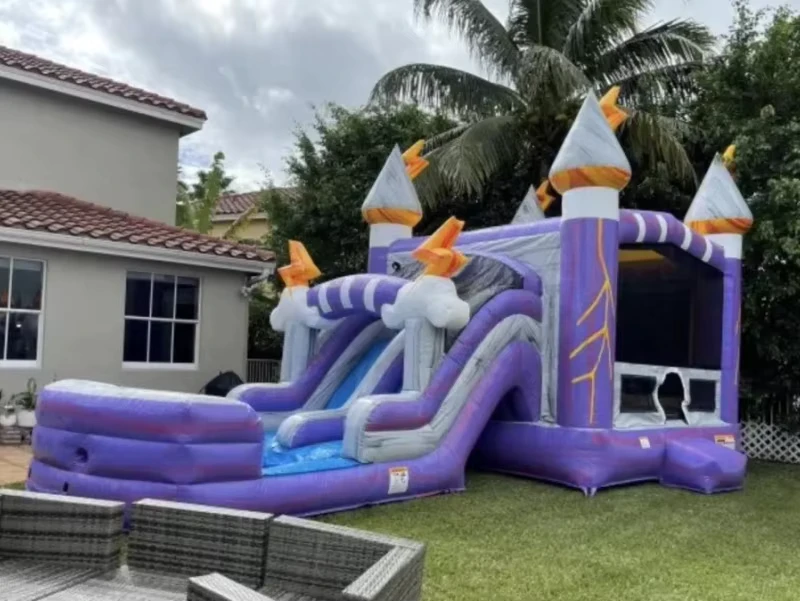 Inflatable Bounce House Commercial Grade Bouncy Castle for Adults Jump House Includes Electric Air Blower Dome Bounce House