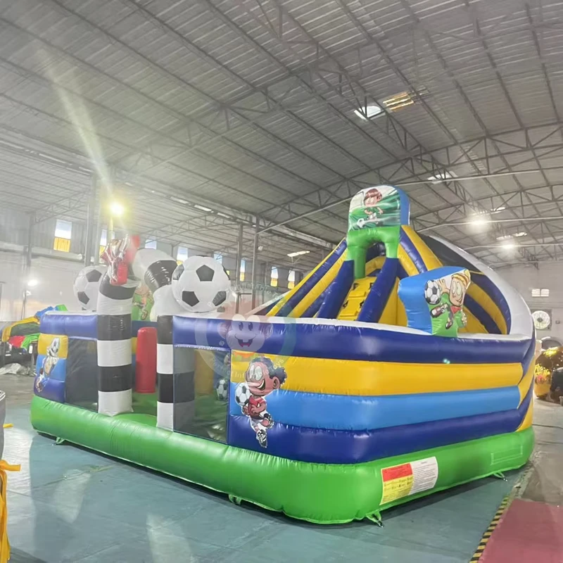 Rumah Lompat Inflatable Gabby Dollhouse, Moon Bounce Inflatable dengan Seluncuran Air, Tempat Tidur Lompat Inflatable