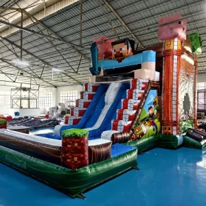 Inflatable Bounce House for Kids with Water Slide