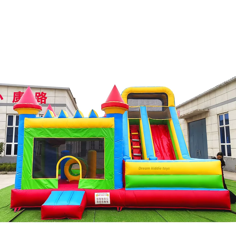 Inflatable Bounce Slide Combo Pool Slide Commercial Bouncy Castle Jumping Inflatable Bouncer for Kids Adults Slide