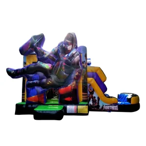 Inflatable Bouncer Bouncy Jumping Castle Bounce House Combo With Slide for Sale