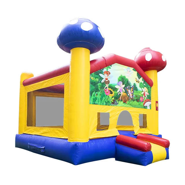 Combo Bouncer Bơm Hơi Hình Nấm, Combo Bơm Hơi 2 Năm Bảo Hành, Thiết Kế Miễn Phí, TUV CE