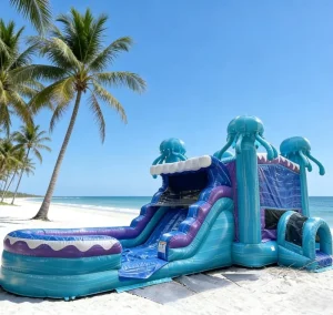 Castillo Inflable Casa de Salto Inflable Comercial Castillo de Medusas Inflable Casa de Salto