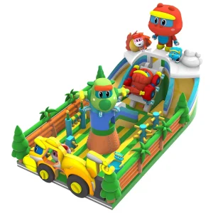 Inflatable Bouncer Slide Combo Balloon Inflatable Jumping Bouncy Castle Combo Slide Bounce House for Kids Adults