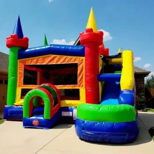 Inflatable Bouncer Slide Combo Building Blocks Bouncy Castle Kids Adults Bounce House Jumping Park Playground for Sale