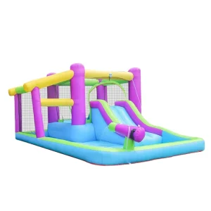 Inflatable Bouncer with Water Slide and Bounce House Big Ball Pool for Indoor or Garden Kids Games Minimum Order 1 Piece