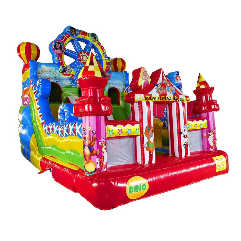 Inflatable Bouncing Castle House PVC Material CE Blower Customizable Size Outdoor Children’s Play Structure Age 3+ Backyard