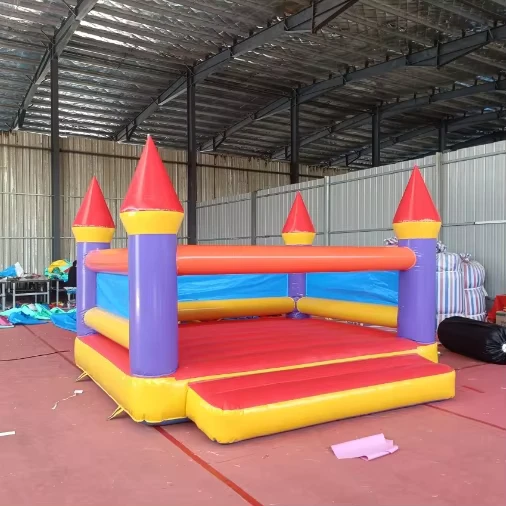 Kastil Bouncy Inflatable Komersial, Rumah Loncat Inflatable PVC untuk Dijual