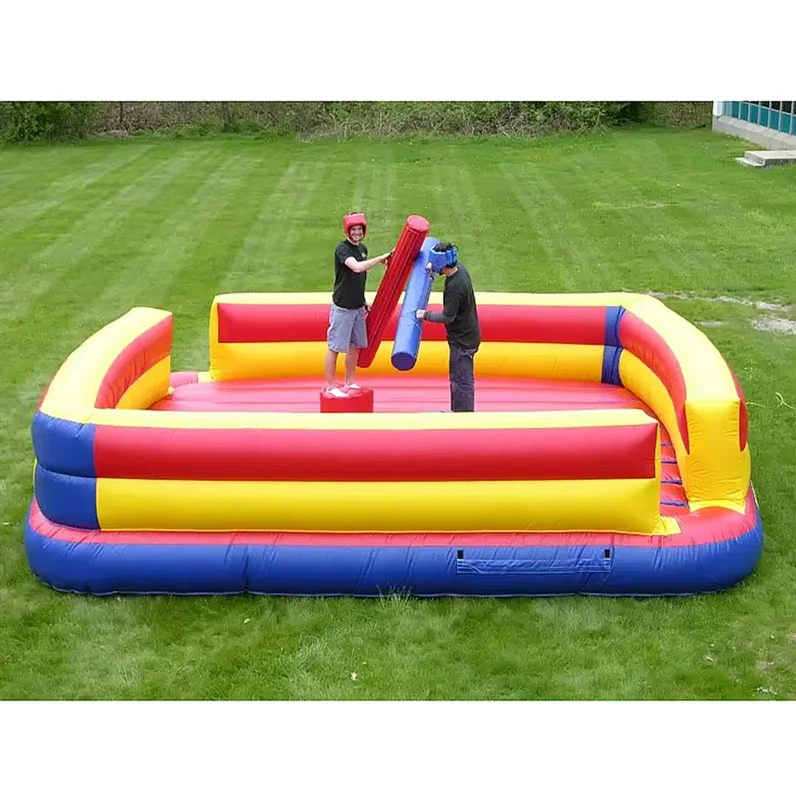 Castillo Inflable de Juegos Gladiador, Juego de Duelo Inflable, Arena de Lucha Gladiador