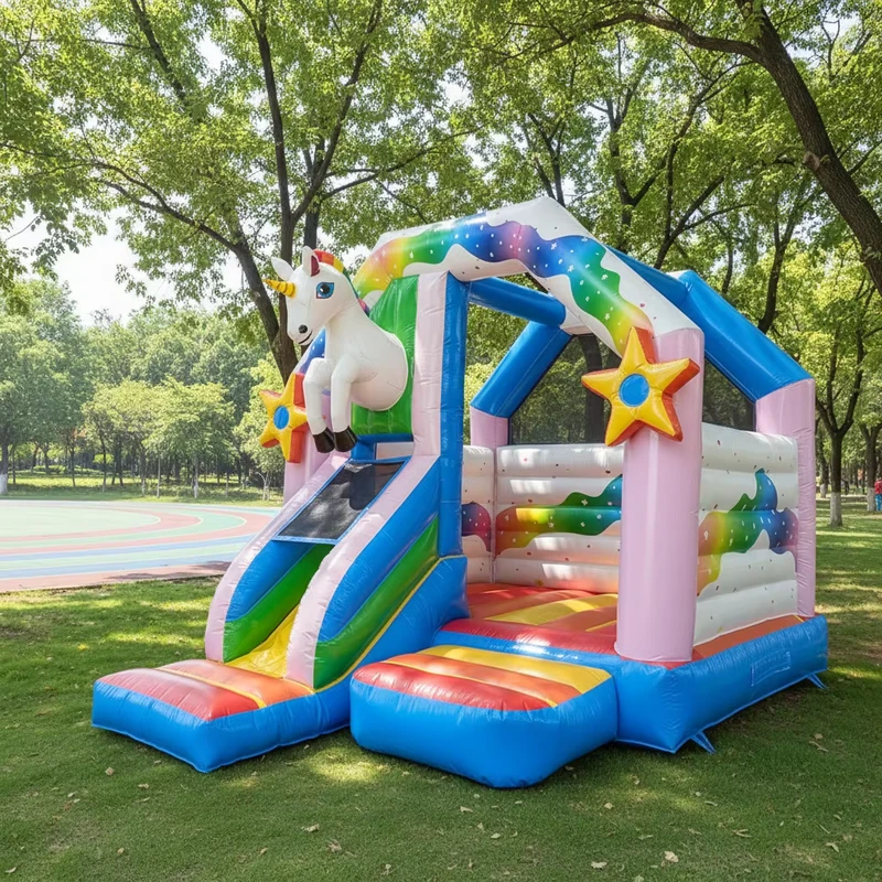 Inflatable Bouncy Castle Large Kids Jump Inflatable Bounce House PVC Material Inflatable Jumping Castles