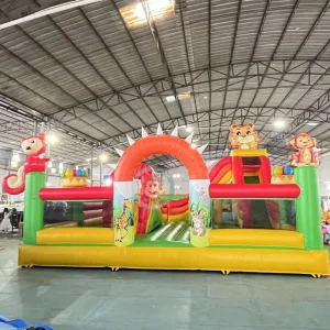 Inflatable Bouncy Castle With Slide Inflatable Slides Bouncy Castles Inflatable Party Castle