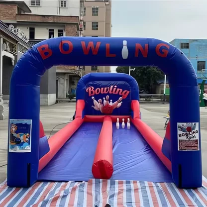 Jeu de bowling gonflable Set de jeu interactif pour jardin et locations de carnaval