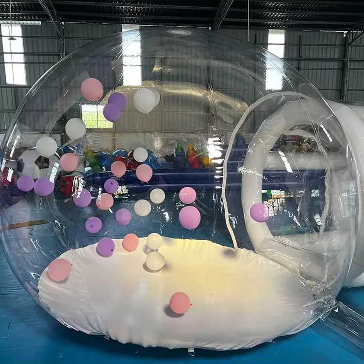 Casa gonfiabile a bolle per bambini e adulti, festa di compleanno, casa a bolle gonfiabile, tende a palloncino