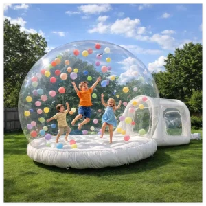 Inflatable Bubble Bounce Tent PVC Inflatable Bouncer Clear Bubble Tent for Party Event Rental Kids Adults