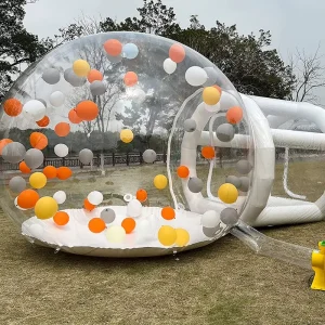 Inflatable Bubble House Commercial Grade Transparent Bubble Tent CE Approved Air Blower 3-Year Warranty 500kg Capacity