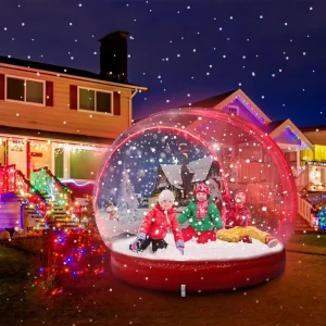Inflatable Bubble House Dome Clear PVC Tent with Bouncer Castle Jumping Design for Party Commercial Use