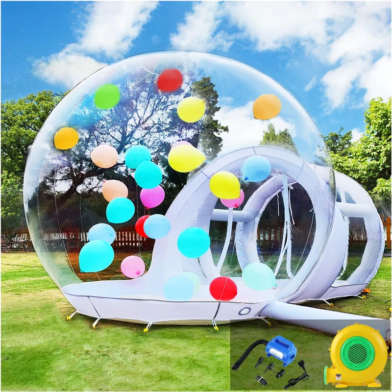 Inflatable Bubble House Single Tunnel for Party Kids Inflatable Bubble Bounce House Tent
