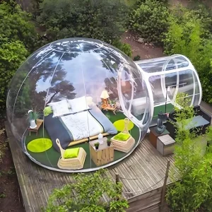 Inflatable Bubble Tent Clear Tunnel Inflatable Dome Bubble House Transparent Large Outdoor Tent for Camping Backyard
