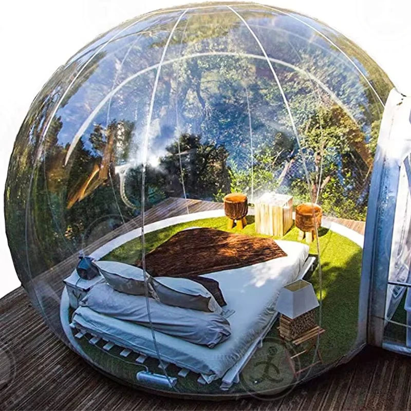 Tenda gonfiabile Bubble, igloo cristallo, casa gonfiabile trasparente per feste